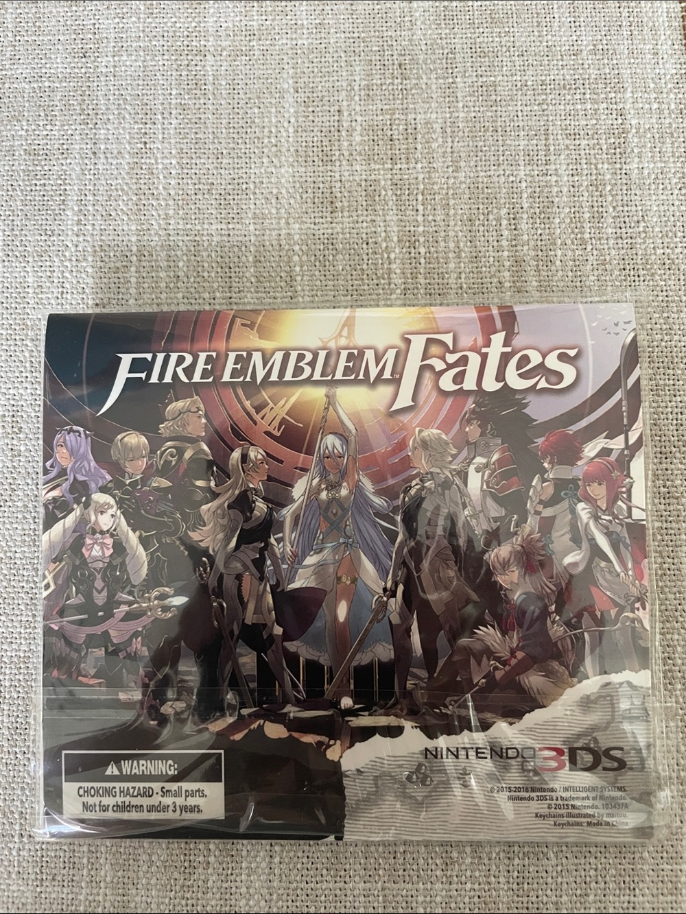 Nintendo Fire Emblem Chibi Keychain Set - Blue, Blonde & Brown - Picture 2 of 2
